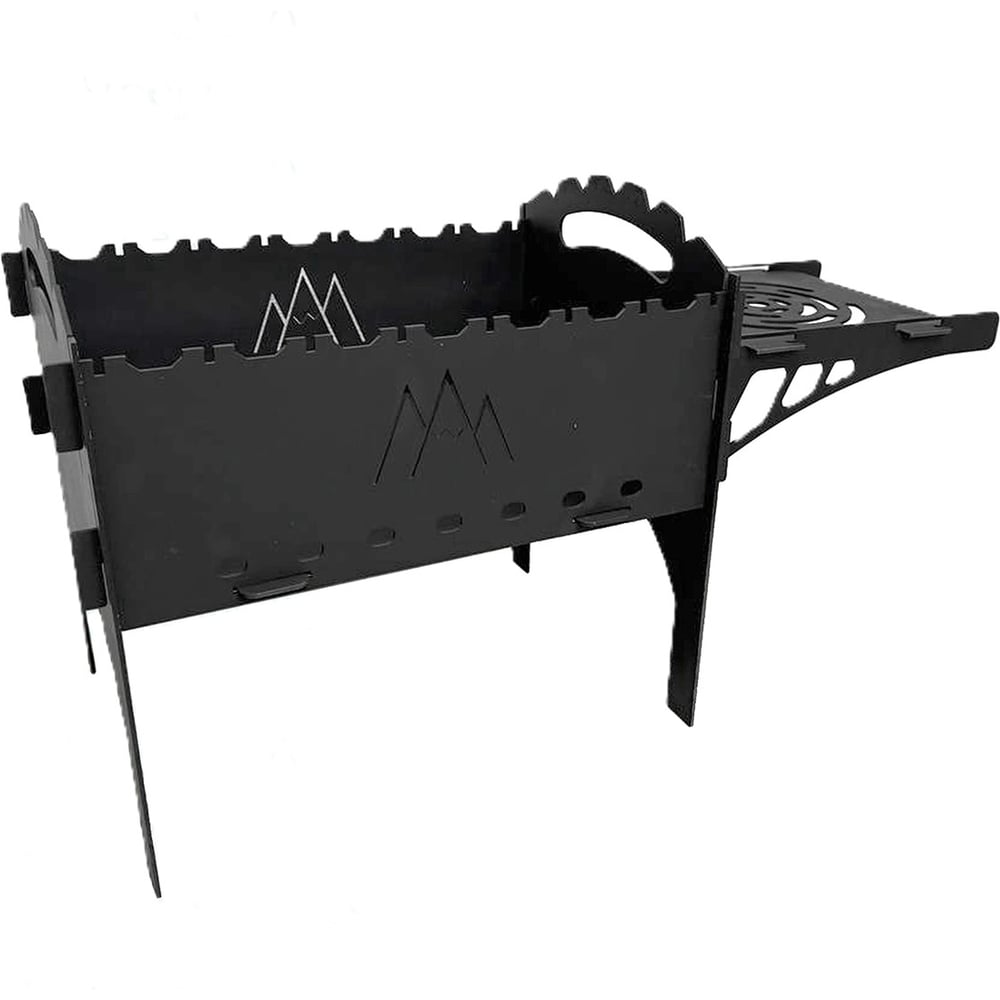 Изображение товара Мангал сборный с подставкой ТехноАгрегат (горы), с покраской мангал-415