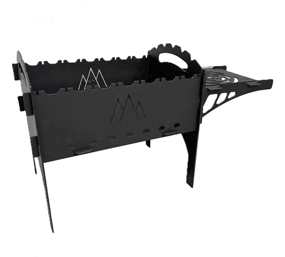 Изображение товара Мангал сборный с подставкой ТехноАгрегат (горы), с покраской мангал-415