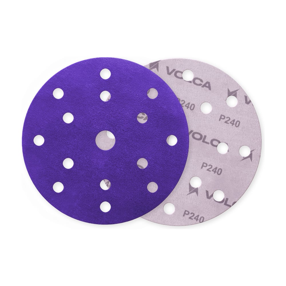 Изображение товара VOLCA AMETHYST керамика 150 мм P240, 15 отв., 50 шт