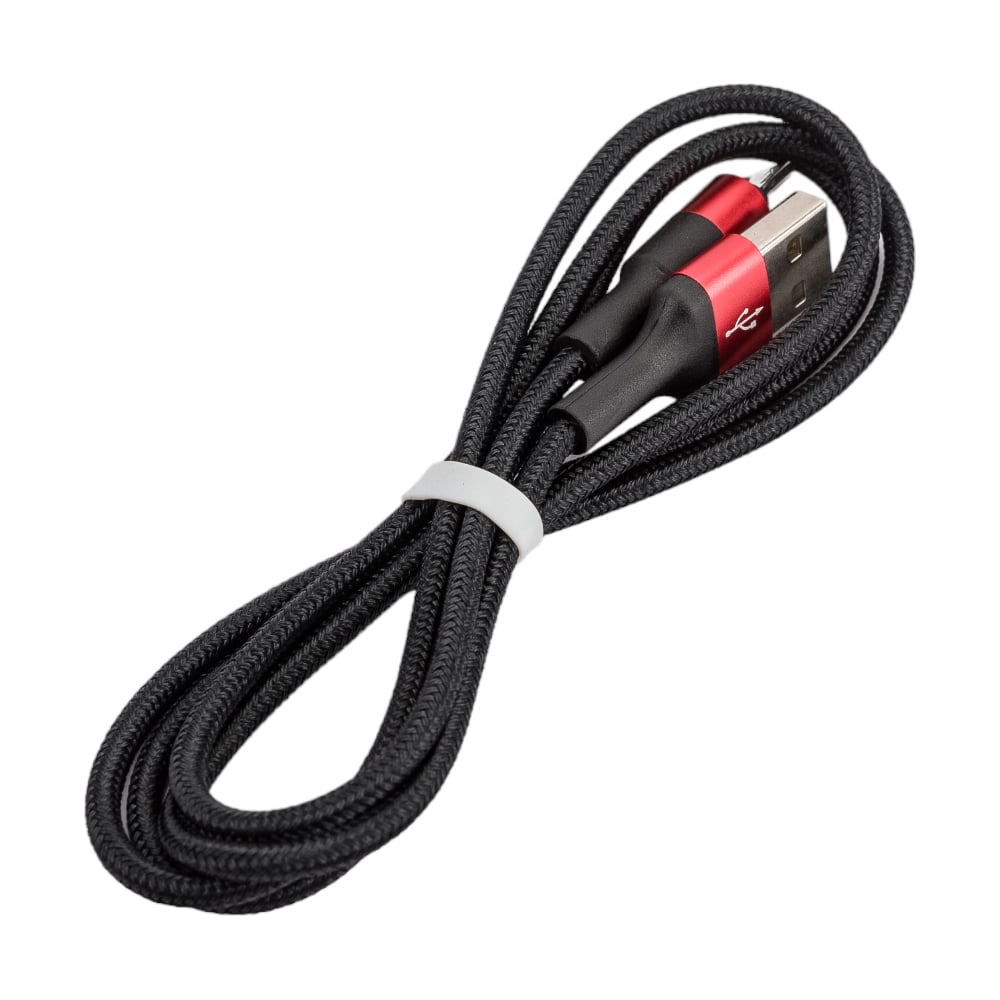 Изображение товара Кабель USB 2.0 Hoco X26 Micro USB B/USB 2.0 A 1м черно-красный