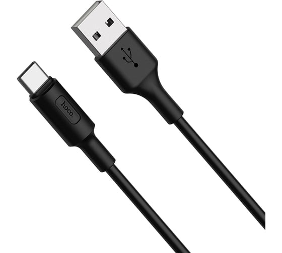 Изображение товара Кабель USB 2.0 Hoco X25, AM/Type-C, черный, 1м 6957531080145