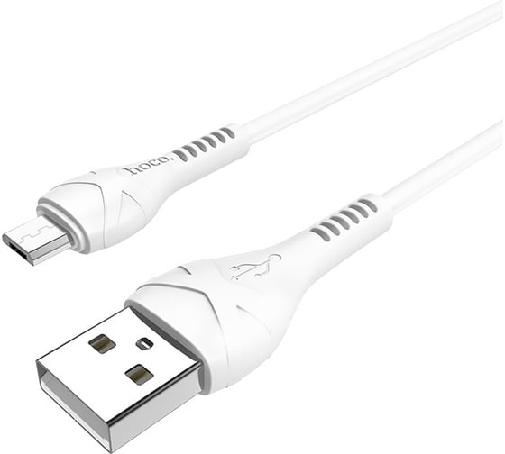 Изображение товара Кабель USB 2.0 Hoco X37, AM/MicroBm, белый, 1м 6931474710505 23753-X37mW