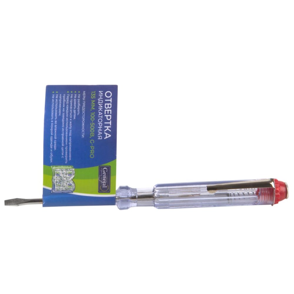 Изображение товара Индикаторная отвертка G-Pro, 135 мм, 100-500 В