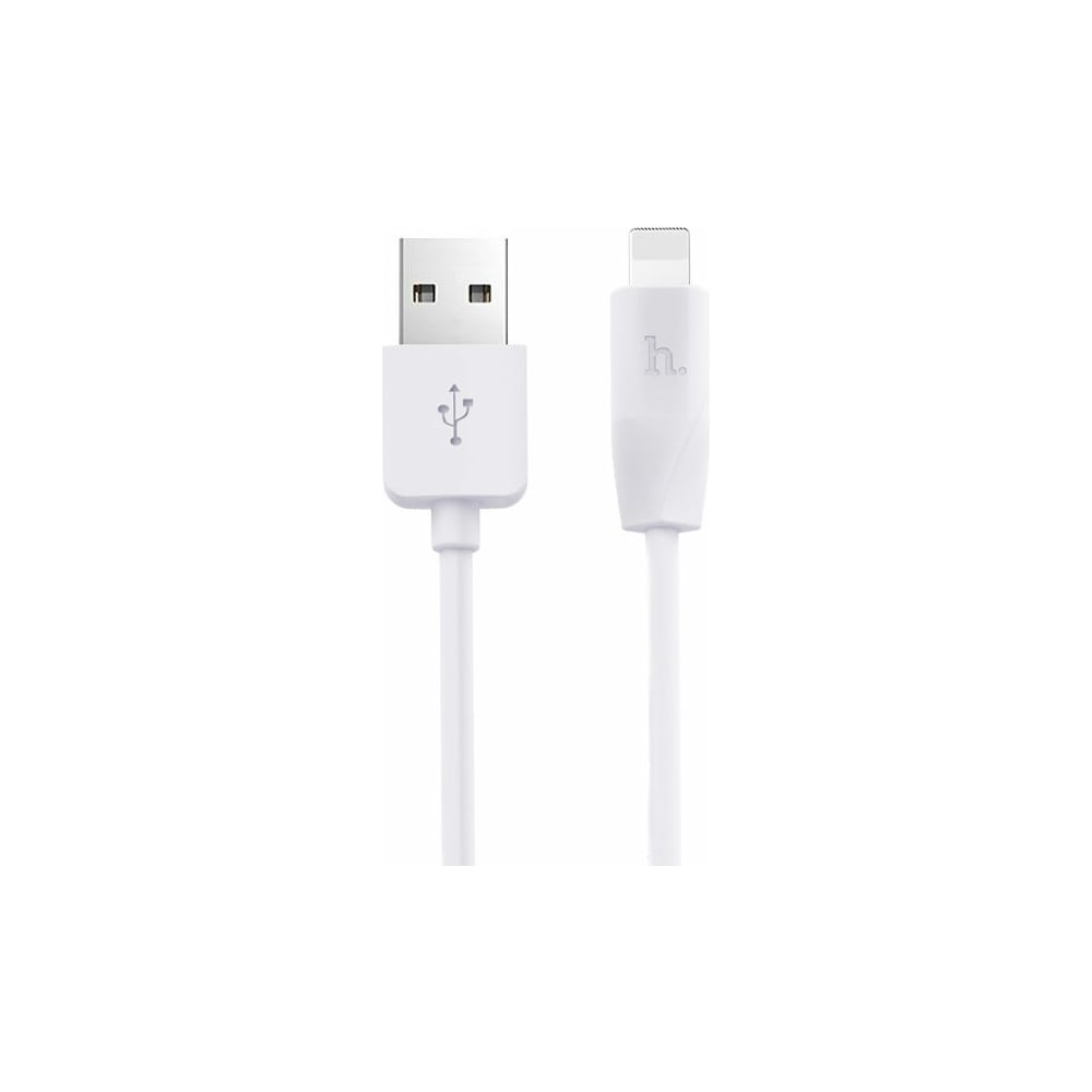 Изображение товара Кабель USB 2.0 Hoco X1 AM Lightning белый 1м