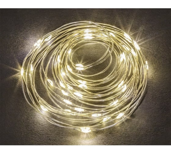 Изображение товара Гирлянда Navigator NGF-SM01-50WW-10-5.2m-3AA-SL-IP20 80714