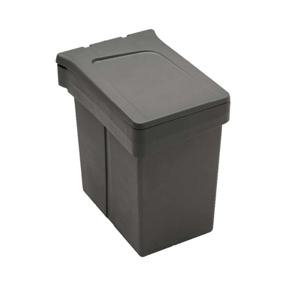 Изображение товара Ведро для мусора ALVEUS ALBIO навесное, прямоугольное, серое, пластик, 25л X227811971