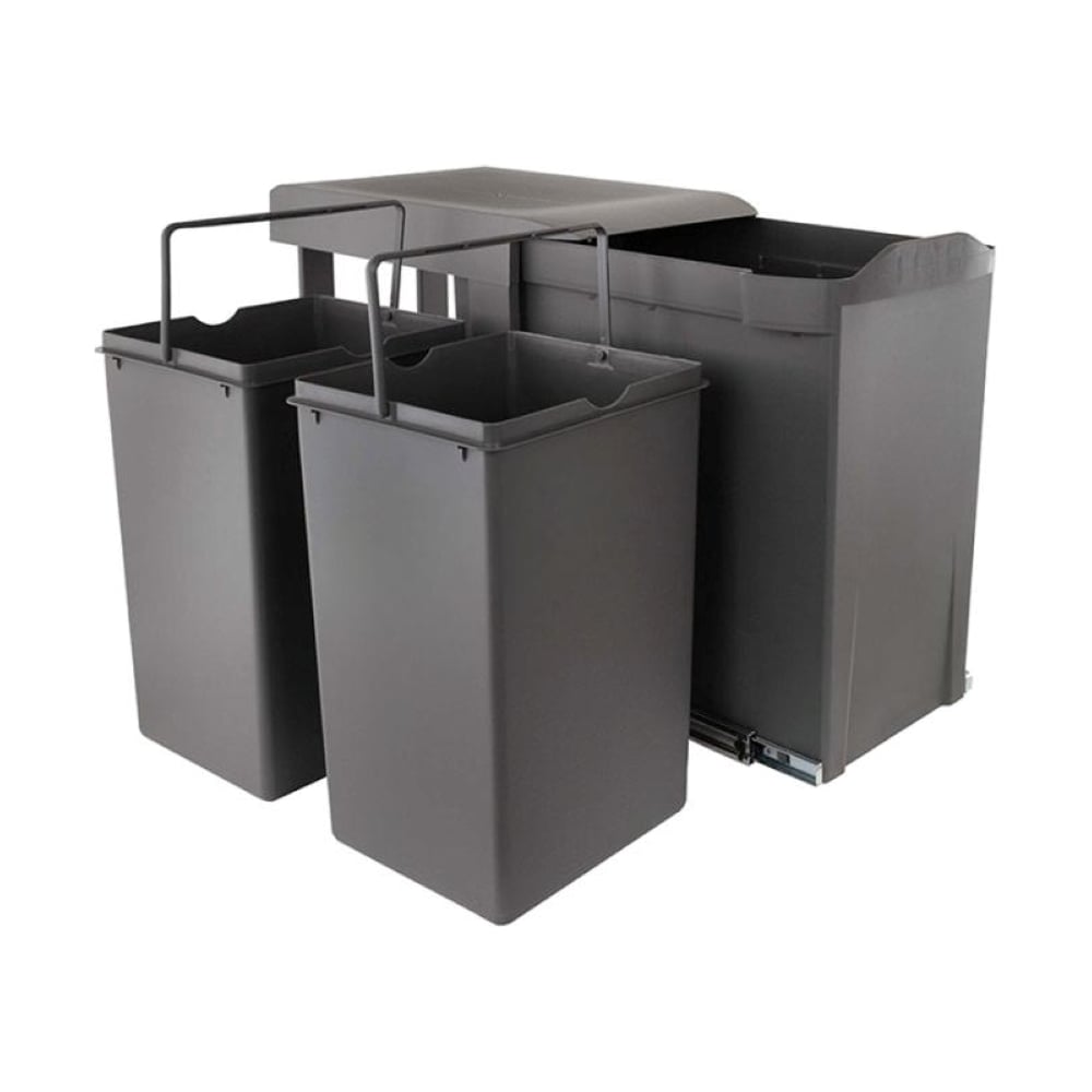 Изображение товара Система сортировки мусора ALVEUS ALBIO 35 2X14 L темно-серый пластик 228000