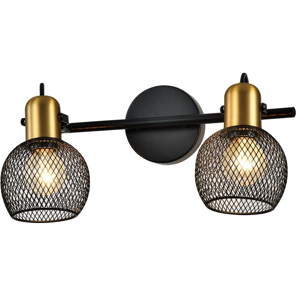 Изображение товара Спот Светиль 22750/2 BK+BRASS черный+латунь 2x40W E14 h130, 24 988386188