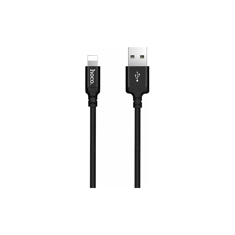 Изображение товара Кабель USB 2.0 Hoco X14 Lightning AM 1м черный