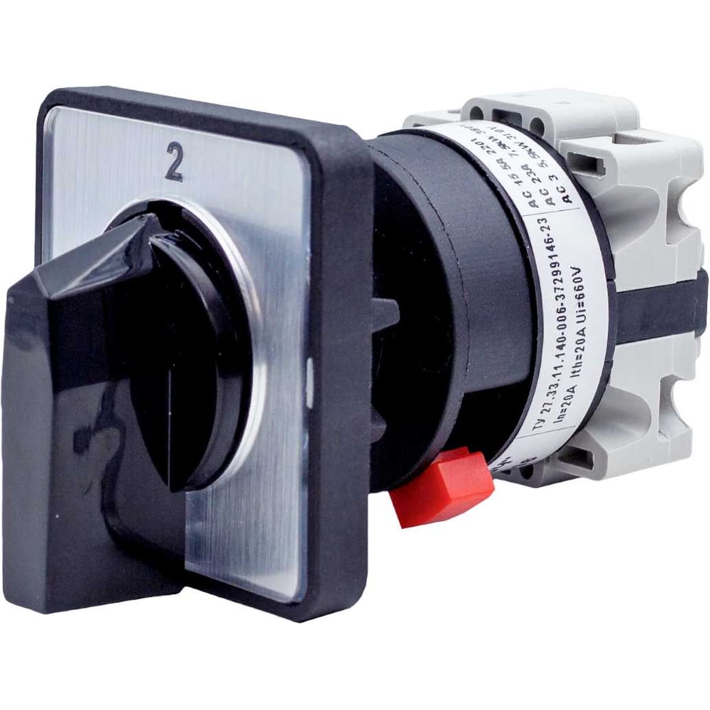 Изображение товара Выключатель кулачковый КБ Ключ 4G20 660В 20A 1P 2 положения