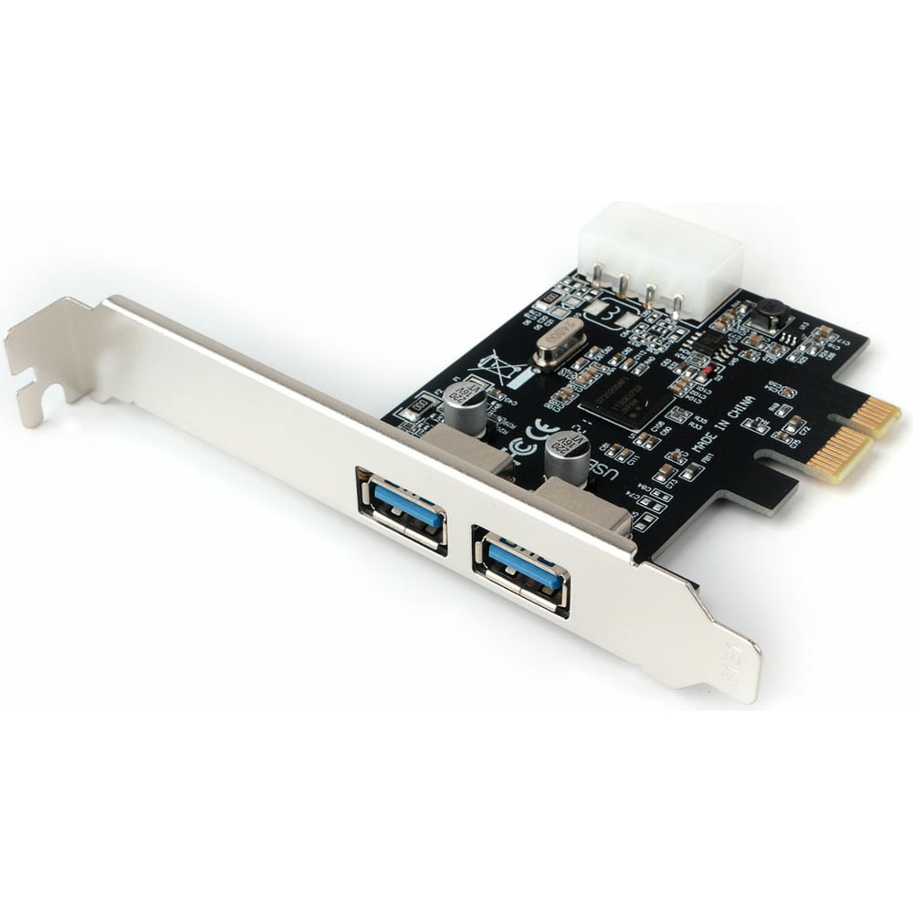 Изображение товара Контроллер USB Gembird в PCI-express 2 порта USB 3.0 для расширения ПК