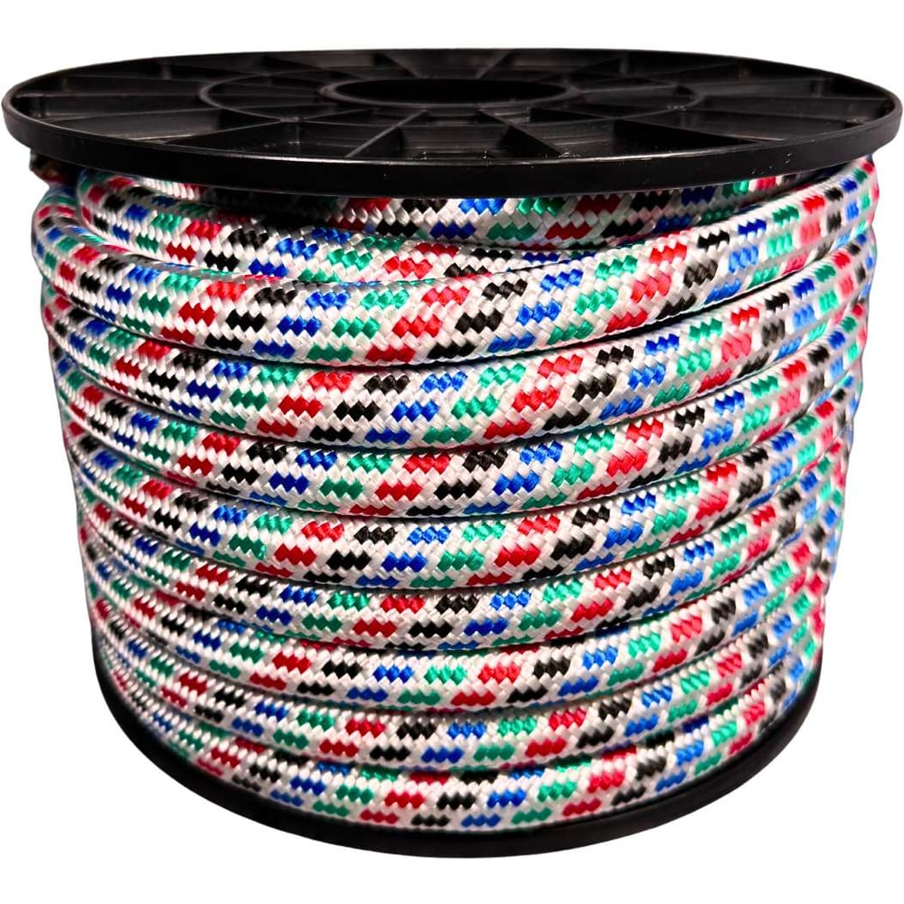 Изображение товара Шнур плетеный полипропиленовый ООО Оптхозторг 16 мм 25 м цветная 116025