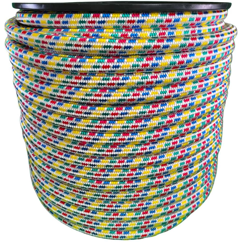 Изображение товара Шнур плетеный полипропиленовый ООО Оптхозторг 18 мм 50 м, цветной 118050