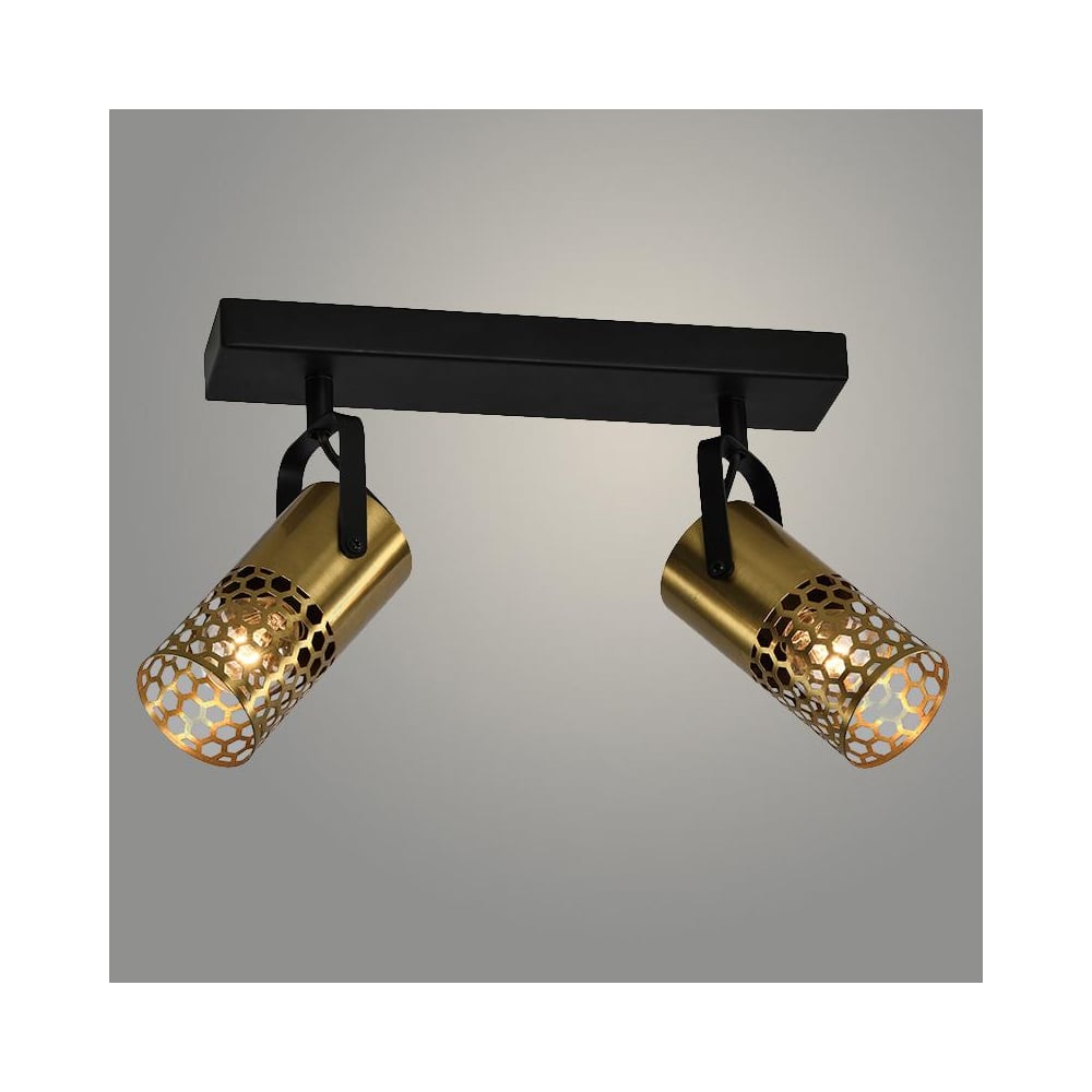 Изображение товара Спот Светиль 24000/2 BK+BRASS черный/латунь 2x40W E14 h135, 24 988386584