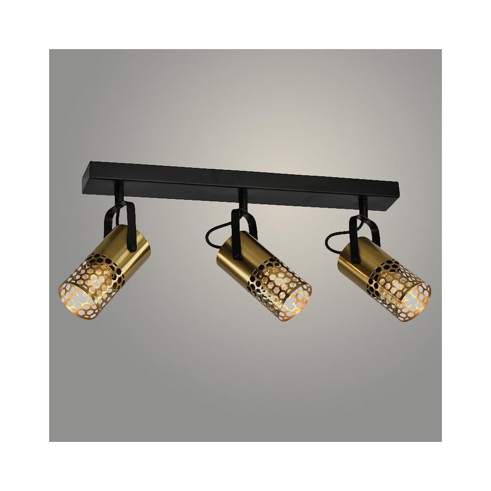 Изображение товара Спот Светиль 24000/3 BK+BRASS черный/латунь 3x40W E14 h135, 24 988386587