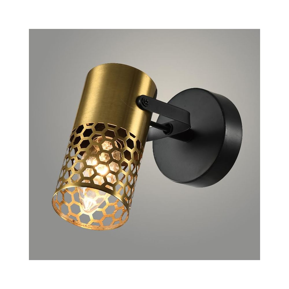 Изображение товара Спот Светиль 24000/1 BK+BRASS черный/латунь 1x40W E14 h135, 24 988386585