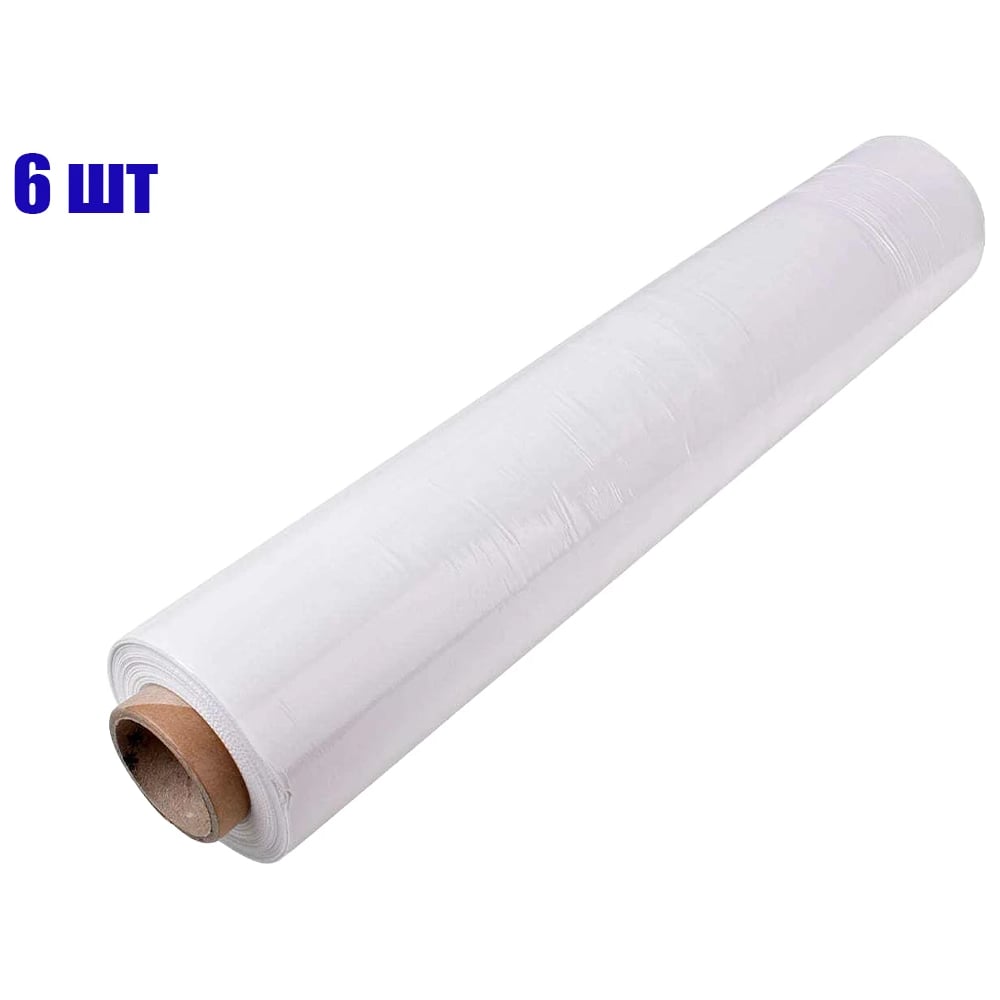 Изображение товара Стрейч-пленка первичная Sebmet 23 мкр, 50 см, 1,1 кг (упаковка 6 шт) TD057350300.6