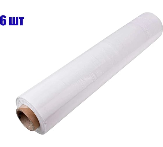 Изображение товара Стрейч-пленка первичная Sebmet 23 мкр, 50 см, 1,1 кг (упаковка 6 шт) TD057350300.6