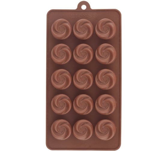 Изображение товара Силиконовая форма для шоколадных конфет МУЛЬТИДОМ Розочки VL80-333