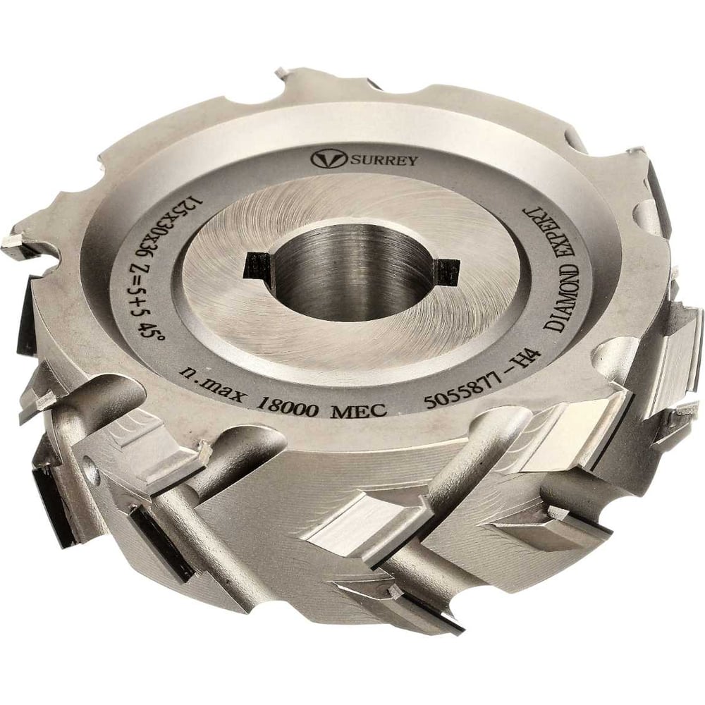 Изображение товара Фреза SURREY 125x30x36 з5+5 45 SH H4 KDT Standart TL54220