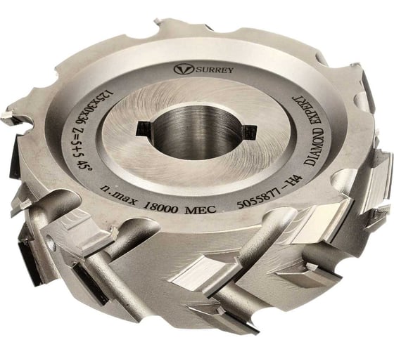 Изображение товара Фреза DIA напайная SURREY 125x30x36 z5+5 45 SH H4 KDT Standart TL54220