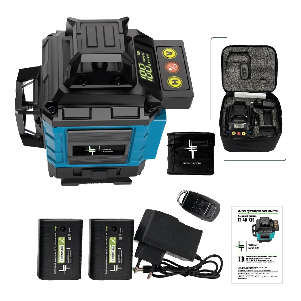Изображение товара Профессиональный Лазерный уровень LT L16-360X