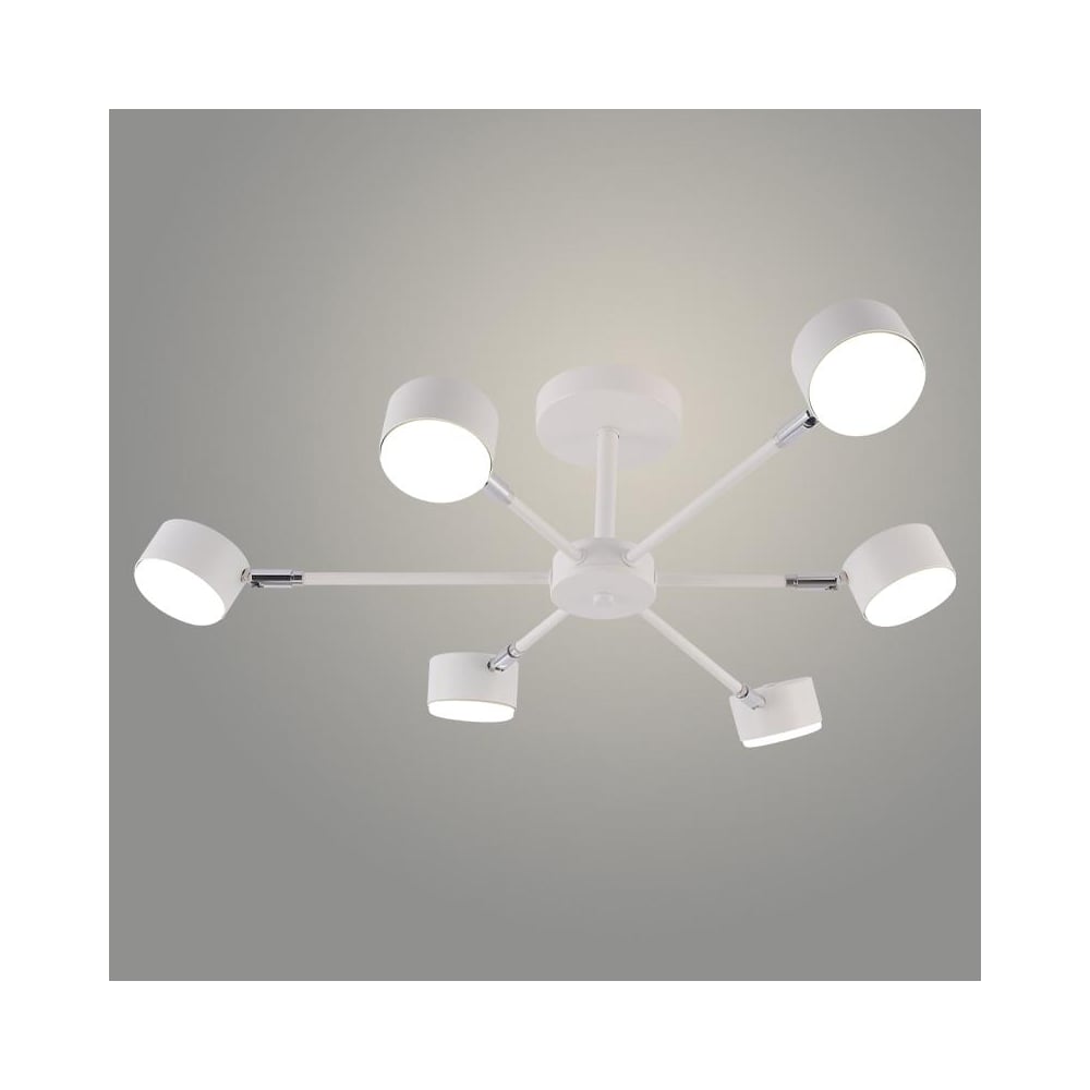 Изображение товара Люстра РОСТОК XI1029/6 WT+CR белый/хром 6х15W GX53 d700 h190, HN25 988391276 Изображение товара Люстра РОСТОК XI1029/6 WT+CR белый/хром 6х15W GX53 d700 h190, HN25 988391276