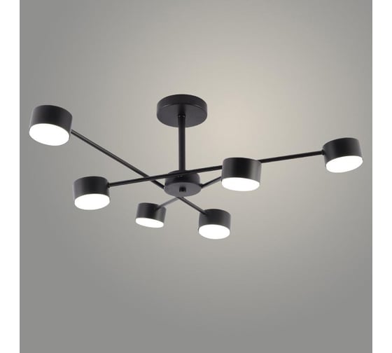 Изображение товара Люстра РОСТОК XI1010/6 BK черный 6х15W GX53 d780 h260, HN25 988391273