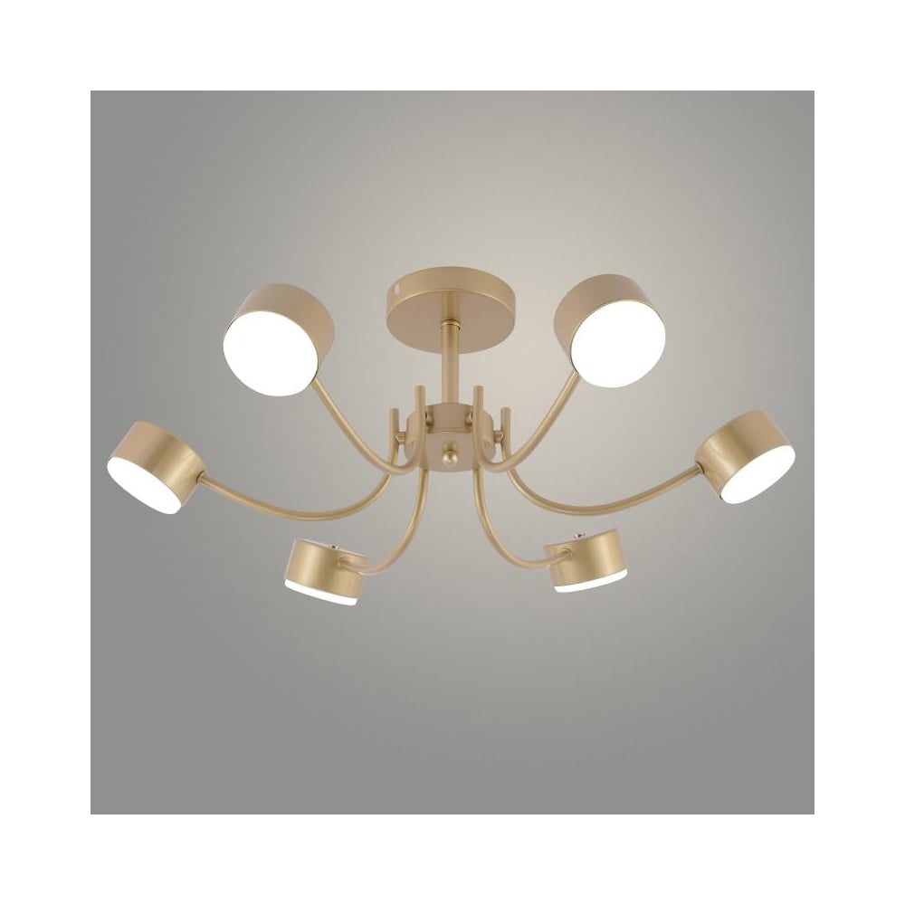 Изображение товара Люстра РОСТОК XI1007/6 GD золото с 6 ламп GX53 Изображение товара Люстра РОСТОК XI1007/6 GD золото с 6 ламп GX53