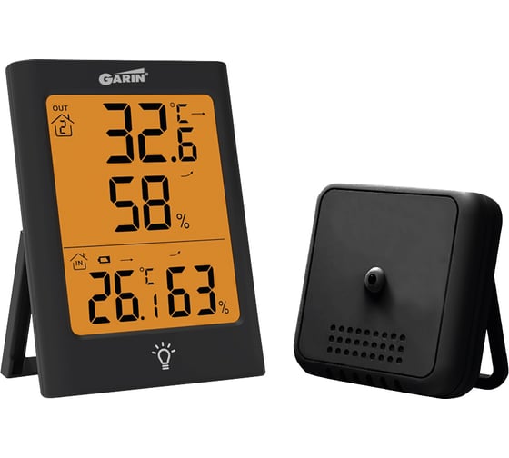 Изображение товара Метеостанция Garin Точное Измерение WS-6 термометр-гигрометр с внешним датчиком 19794