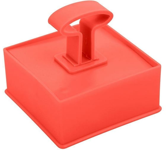 Изображение товара Кулинарная форма МУЛЬТИДОМ Квадрат с крышкой-прессом, 9,5х9,5 см высота 4,5 см 3 цвета DH8-36