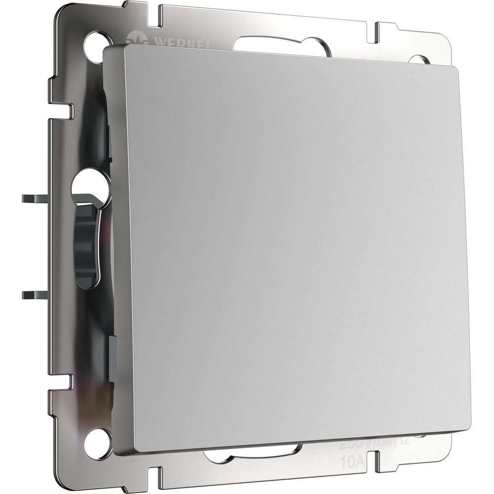 Изображение товара Выключатель одноклавишный проходной Werkel W1112006 серебряный a050874