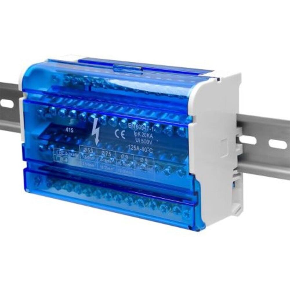 Изображение товара Шина нулевая в корпусе (кросс-модуль) ЕТР ШК 415 (4x15 групп) 68003