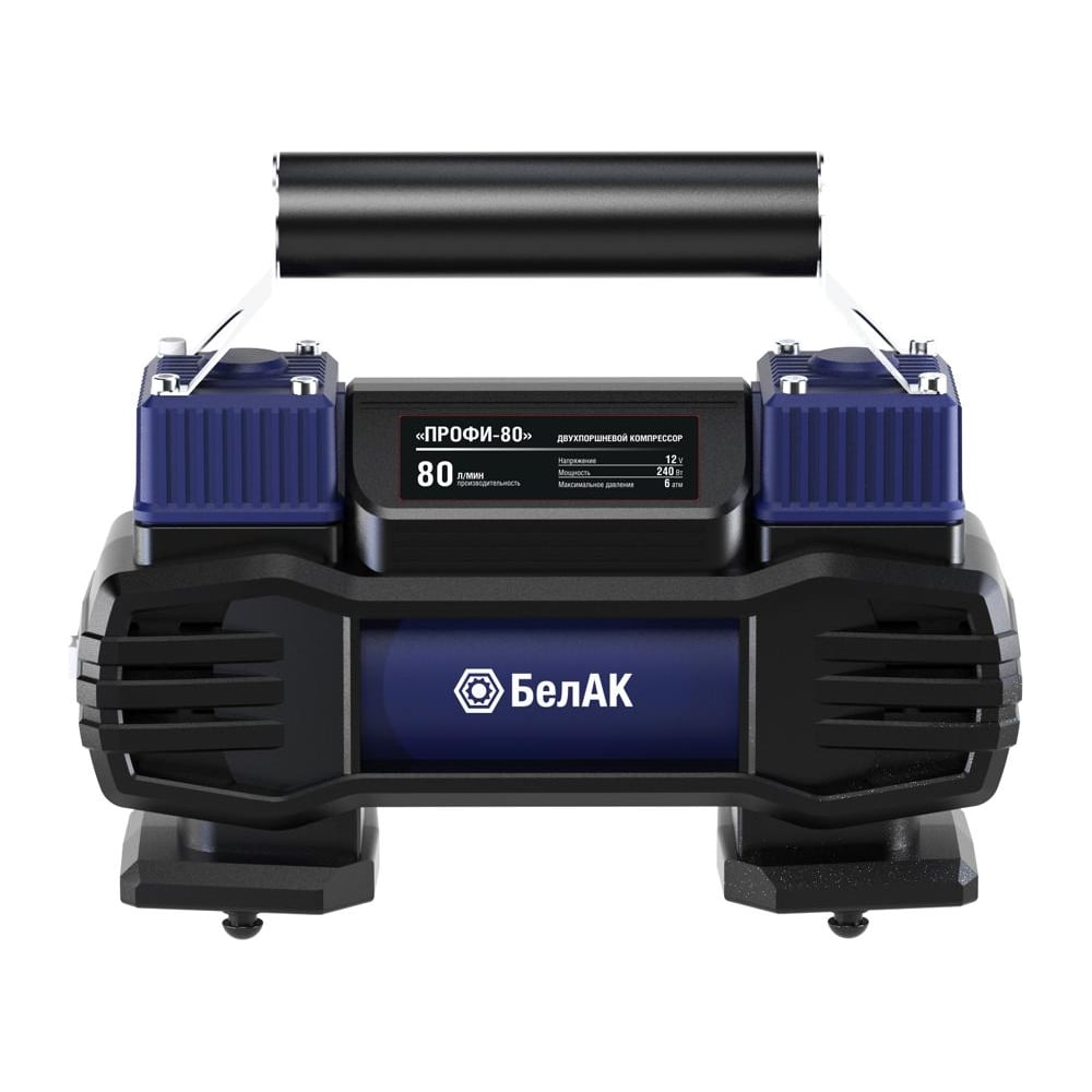 Изображение товара Компрессор для накачки шин БелАК ПРОФИ-80 12V 80 л/мин БАК.99194