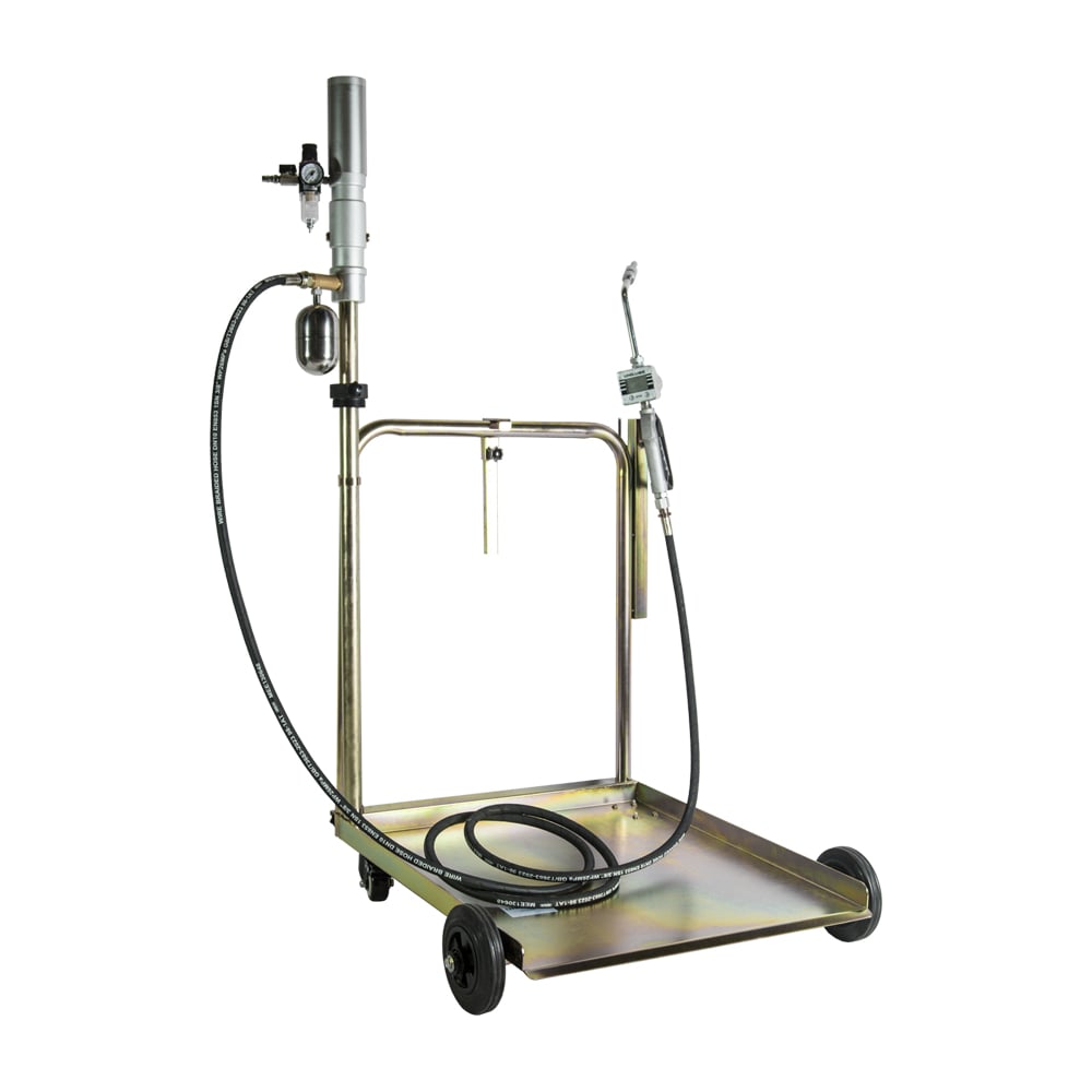 Изображение товара Маслонагнетатель пневматический Unilube 5:1, с тележкой для бочек 180/220 кг UM8595