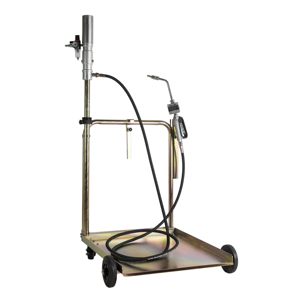 Изображение товара Маслонагнетатель пневматический Unilube 3:1, с тележкой для бочек 180/220 кг UM8593