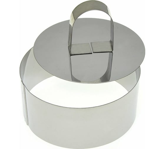 Изображение товара Кулинарная форма МУЛЬТИДОМ Круг 10х4,5 см с крышкой-прессом AN8-2