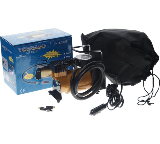 Изображение товара Поршневой компрессор TORNADO 9A, 100PSI, 12V Megapower AC-580S 496089