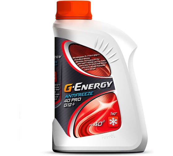 Изображение товара Охлаждающая жидкость G-Energy Antifreeze 40 PRO G12+ GAZPROMNEFT 1 кг 2422210537