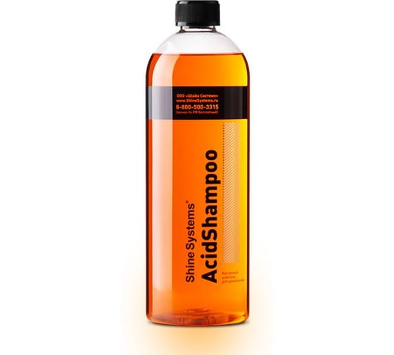 Изображение товара Кислотный шампунь для ручной мойки Shine Systems AcidShampoo, 750 мл SS650