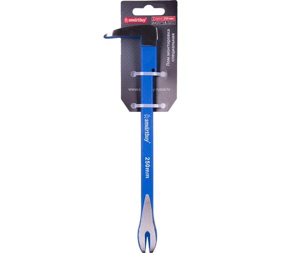 Изображение товара Лом-монтировка специальная Smartbuy, с увеличенным рычагом, 250 мм, Tools SBT-NP-250P1