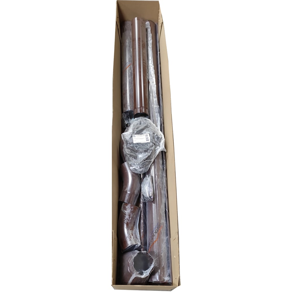 Изображение товара Комплект водостока МЕТАЛЛИК и КО 125/100 (6 х 3) м (RAL 8017) О0000165921 Изображение товара Комплект водостока МЕТАЛЛИК и КО 125/100 (6 х 3) м (RAL 8017) О0000165921