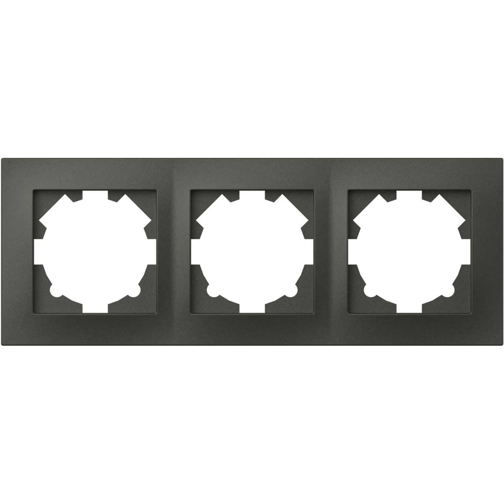 Изображение товара Рамка 3-я ELBI Vega дымчатый 510-011100-227