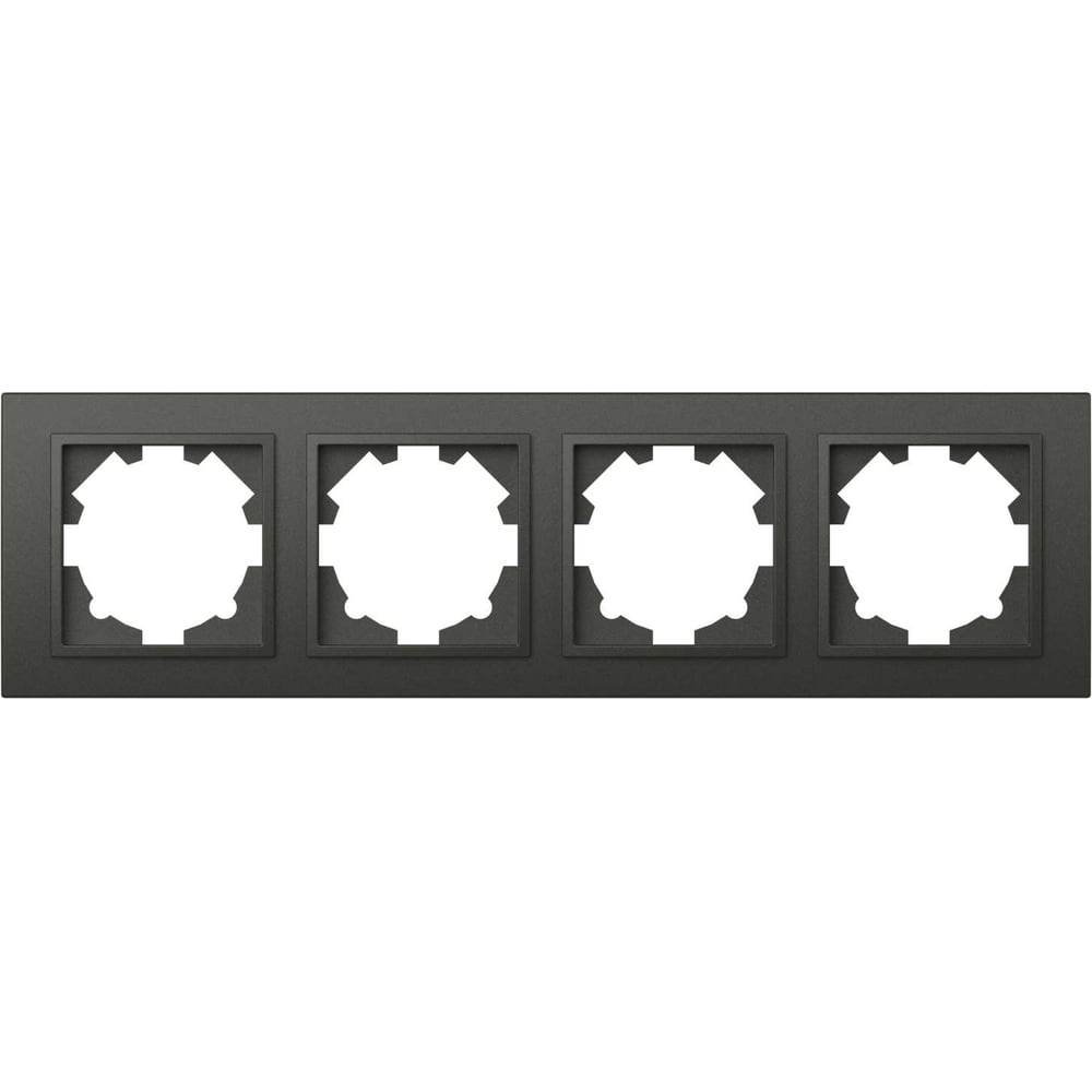 Изображение товара Рамка 4-я ELBI Zena дымчатый 500-011100-228