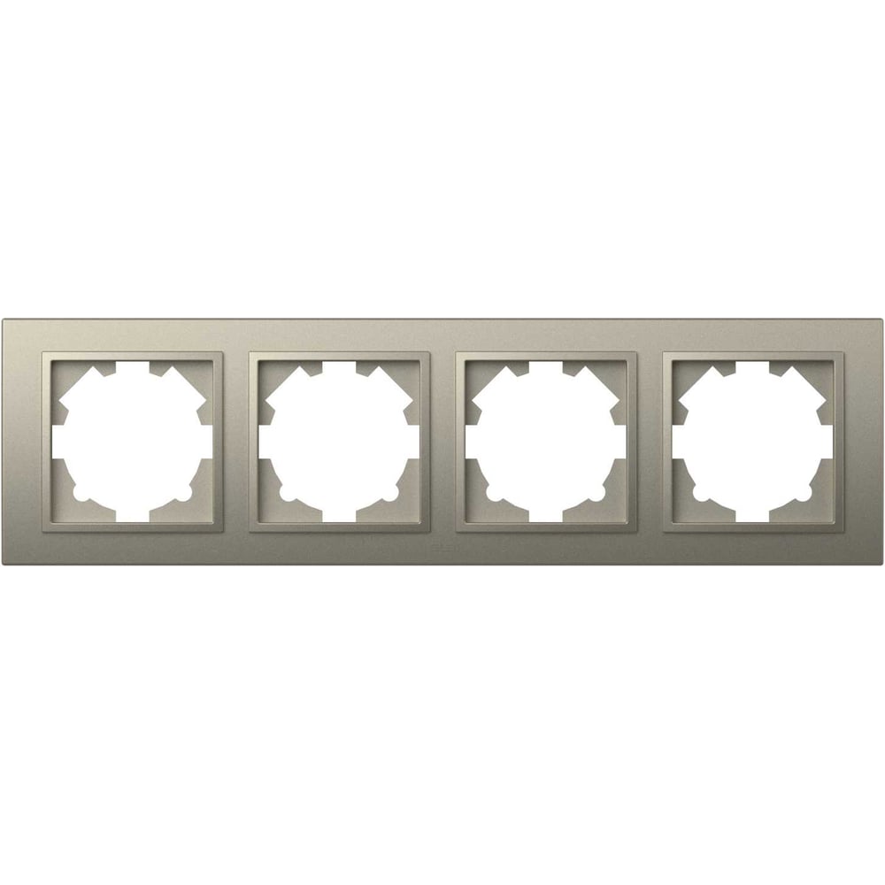 Изображение товара Рамка 4-я ELBI Zena титан 500-011400-228
