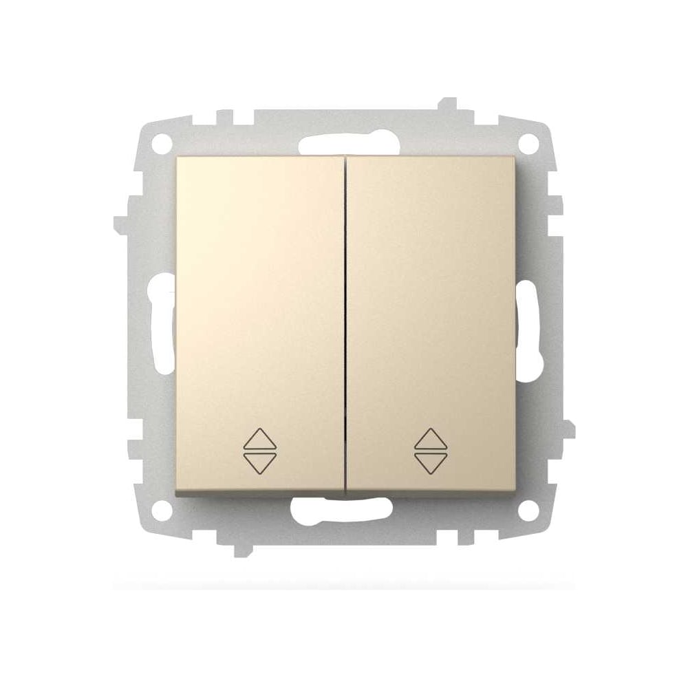 Изображение товара Проходной выключатель ELBI Zena Vega 609-012500-211 слоновая кость