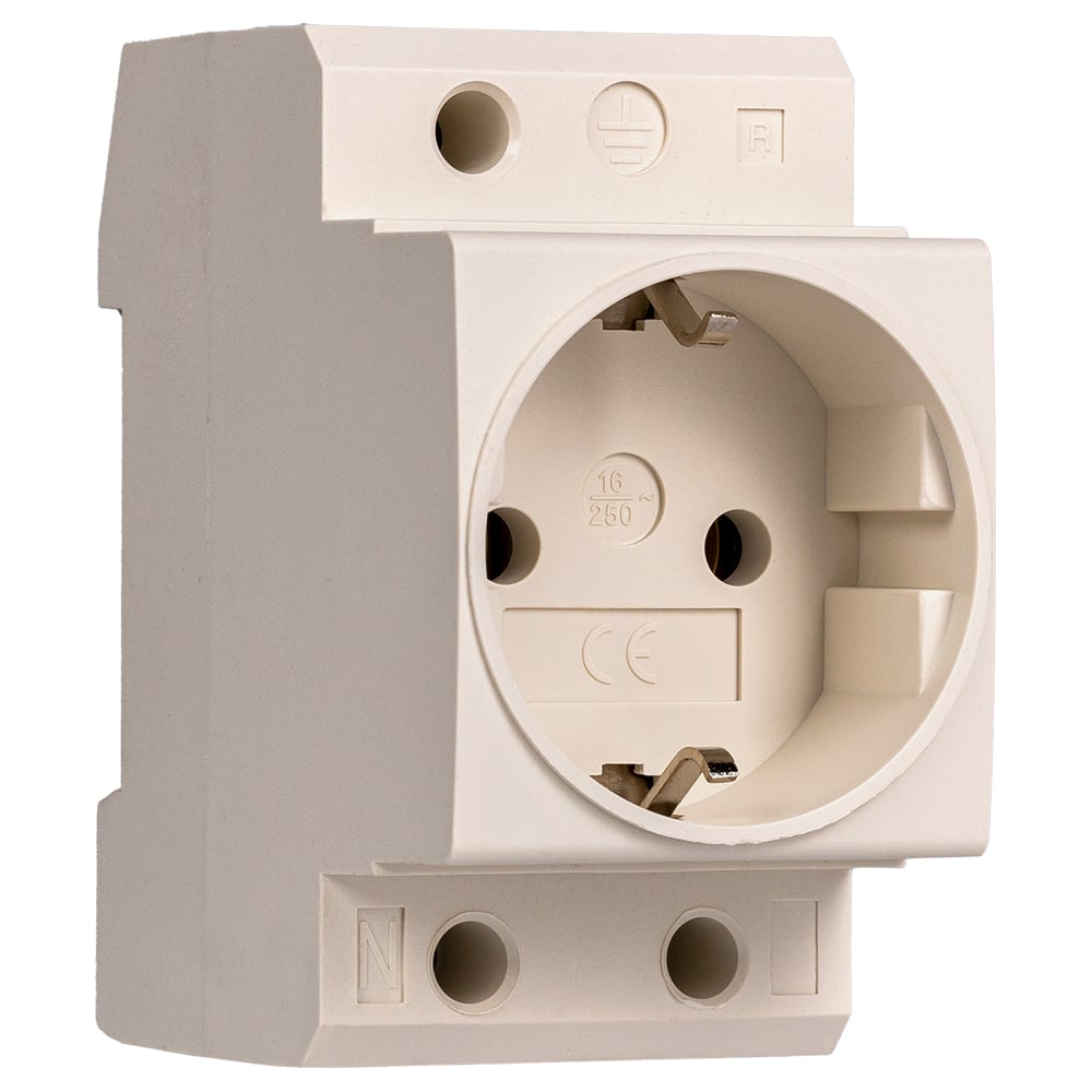 Изображение товара Розетка на DIN-рейку SMARTBUY 1-местная, 16А, c заземлением, под евро вилку SBE-DRS-S1-Z Изображение товара Розетка на DIN-рейку SMARTBUY 1-местная, 16А, c заземлением, под евро вилку SBE-DRS-S1-Z