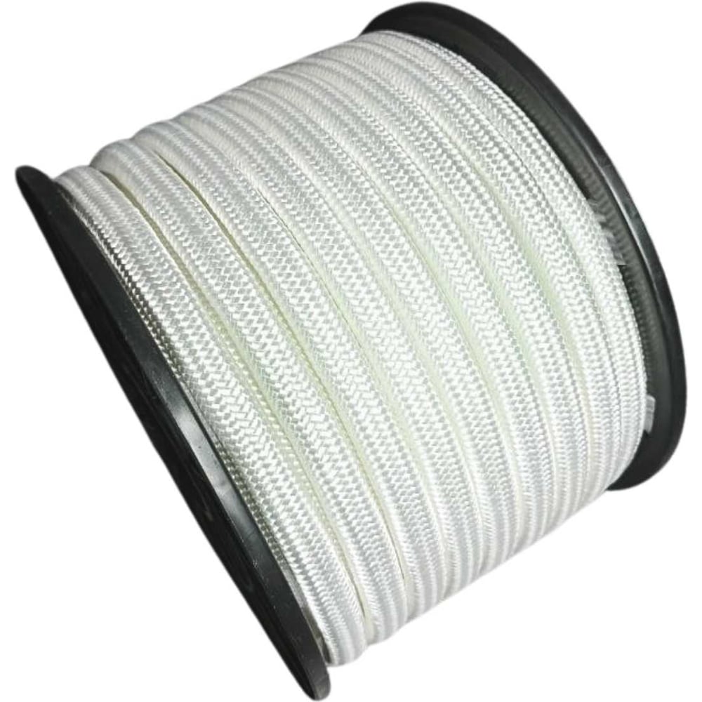 Изображение товара Шнур плетеный ООО Оптхозторг полиамидный 16 мм 25 м белый 216225