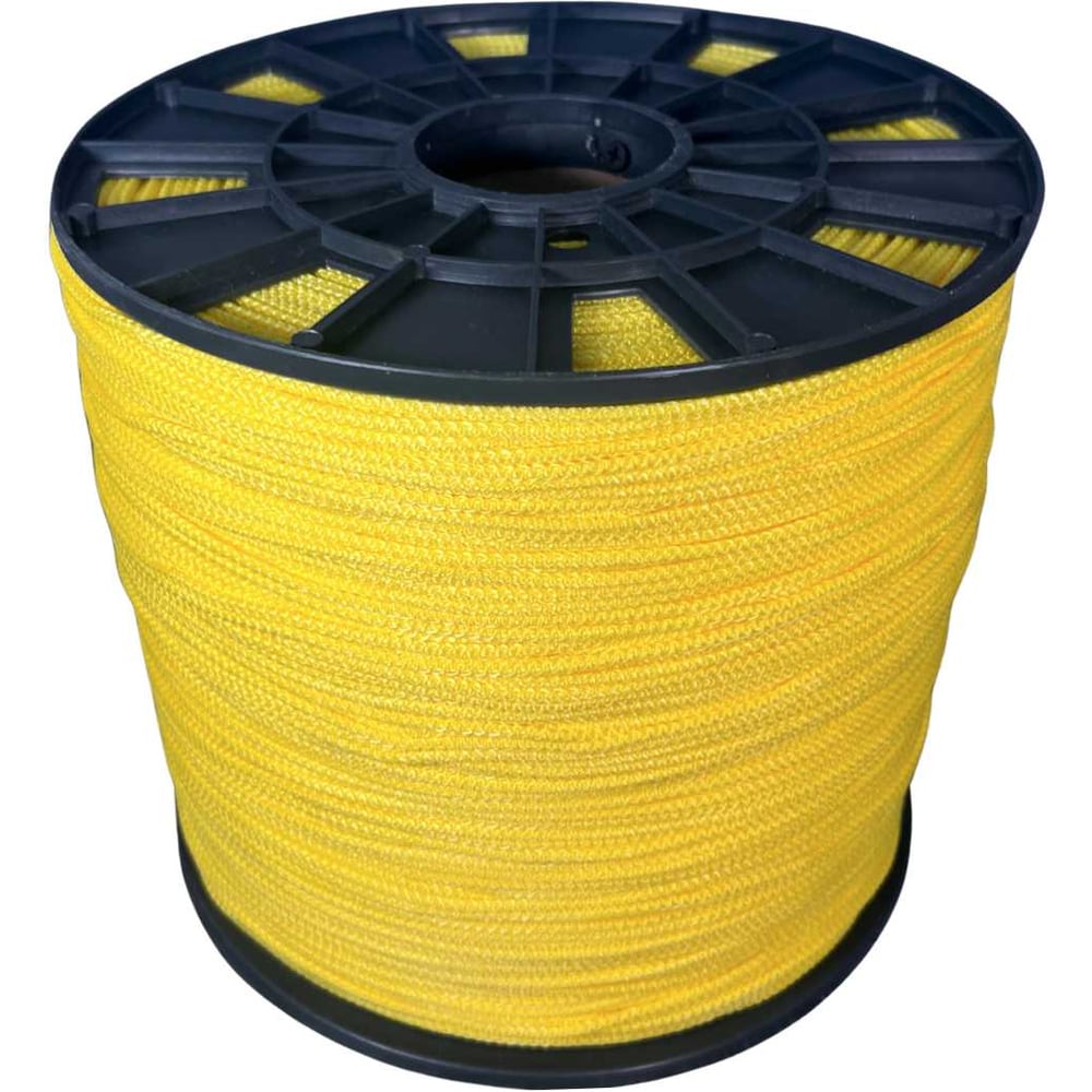 Изображение товара Шнур вязаный ООО Оптхозторг полипропиленовый 3 мм 1000 м желтый 30351000