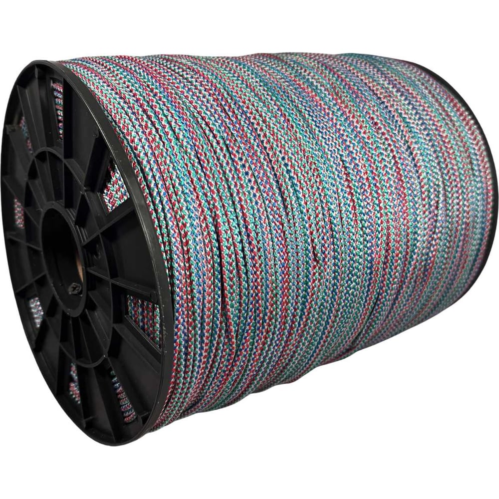 Изображение товара Шнур вязаный ООО Оптхозторг полипропиленовый 4 мм 1000 м цветной 30401000